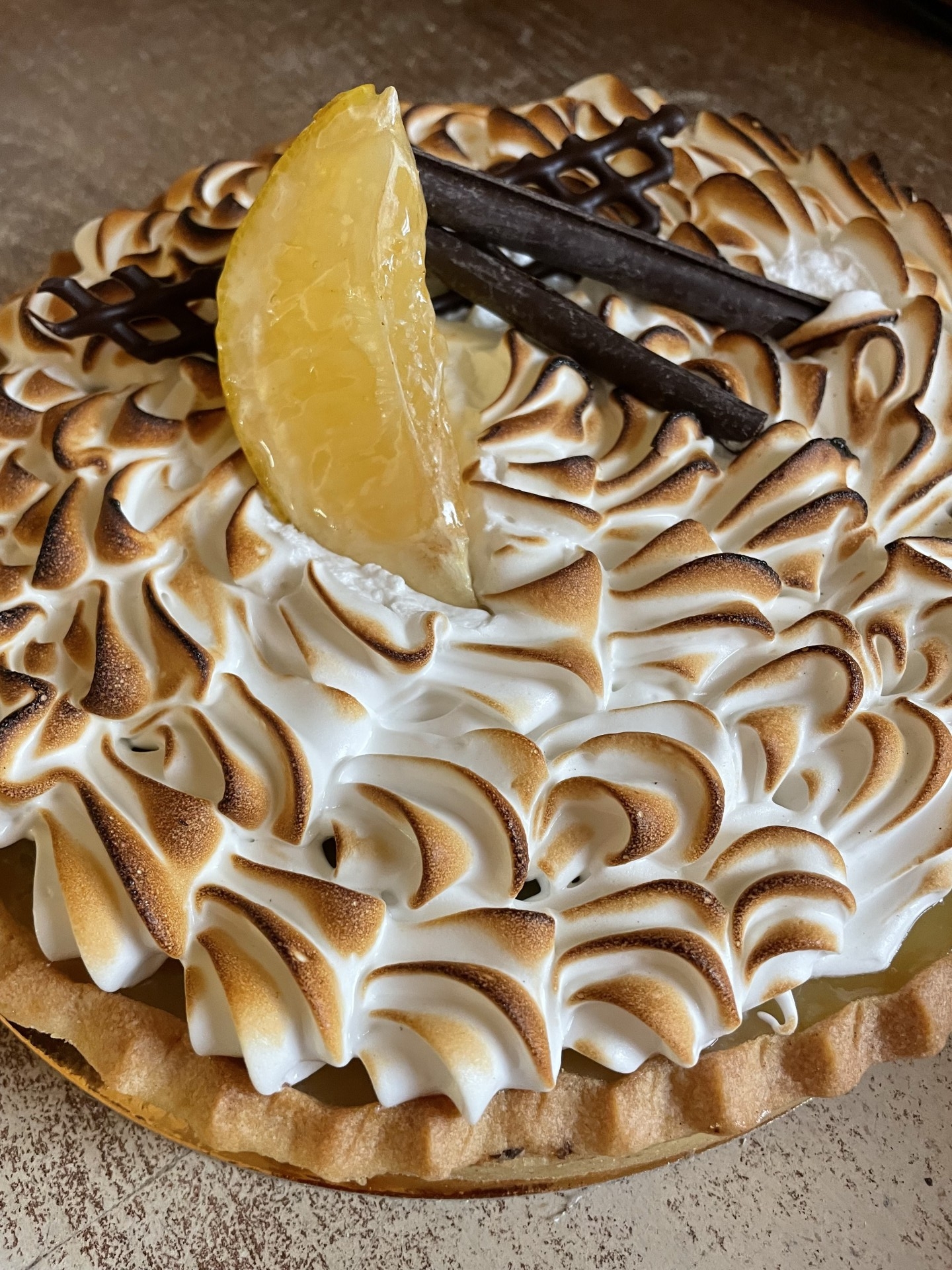 Tarte au citron meringuée